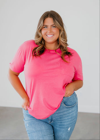 Lauren Pocket Tee by Lily & Lottie