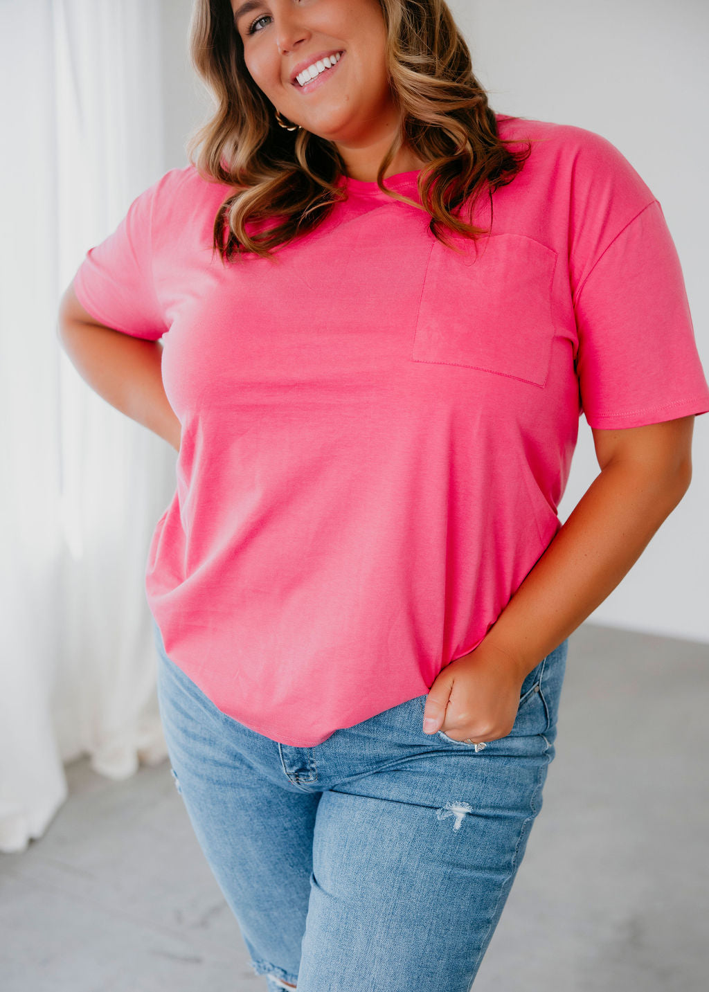 Lauren Pocket Tee by Lily & Lottie