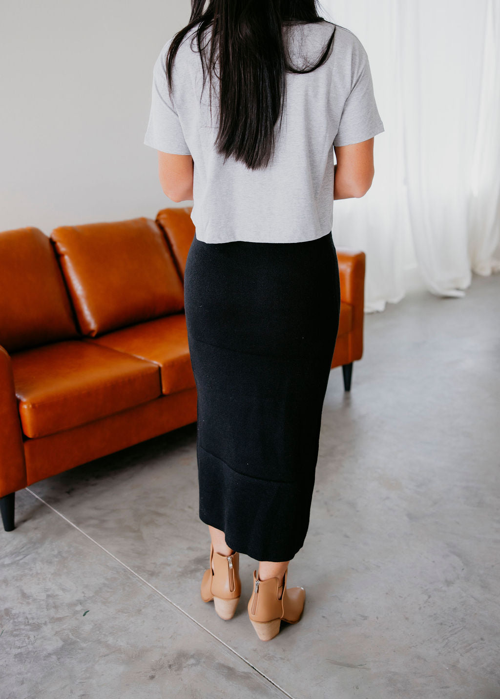 Hadleigh Midi Sweater Skirt