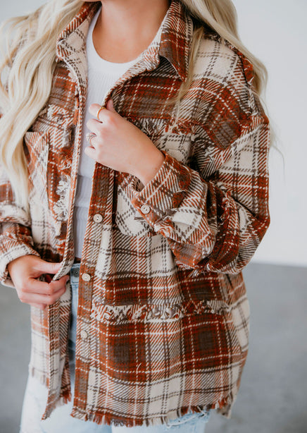 Shelby Plaid Shacket product view