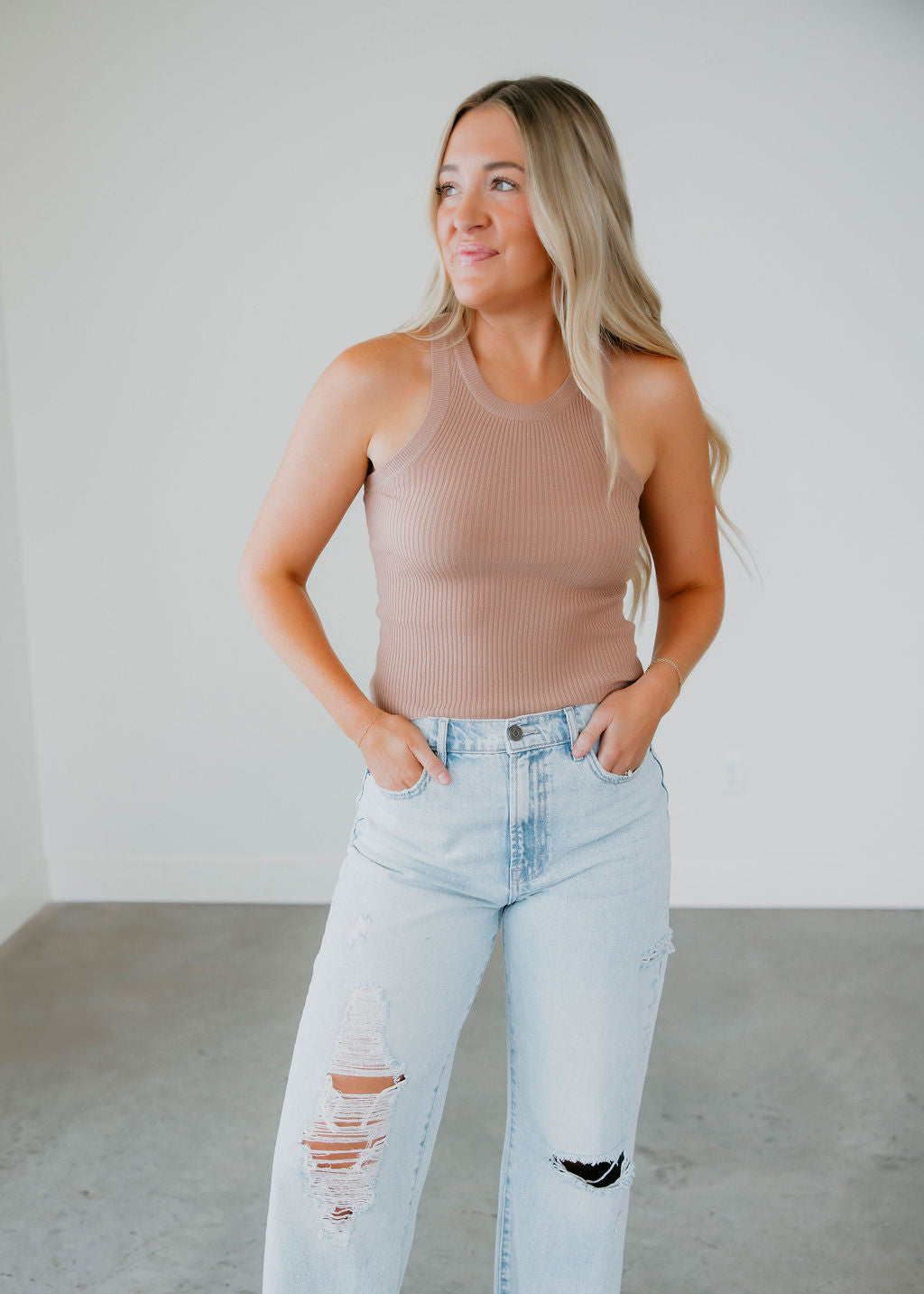 Lakelyn Ribbed Knit Tank