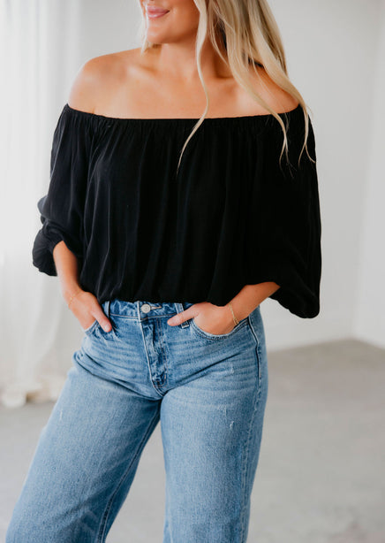 トップス andequal volume off shoulder blouse volume off shoulder blouse – andequal