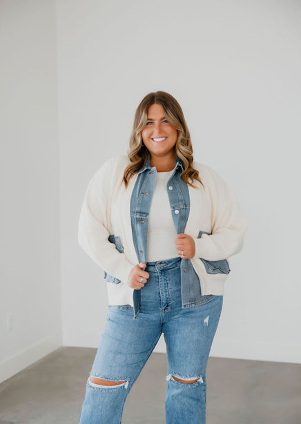 Sammy Ribbed Knit Cardigan product view