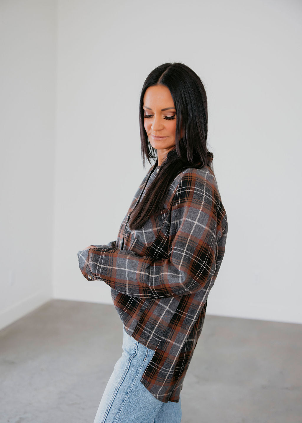 Katie Plaid Top