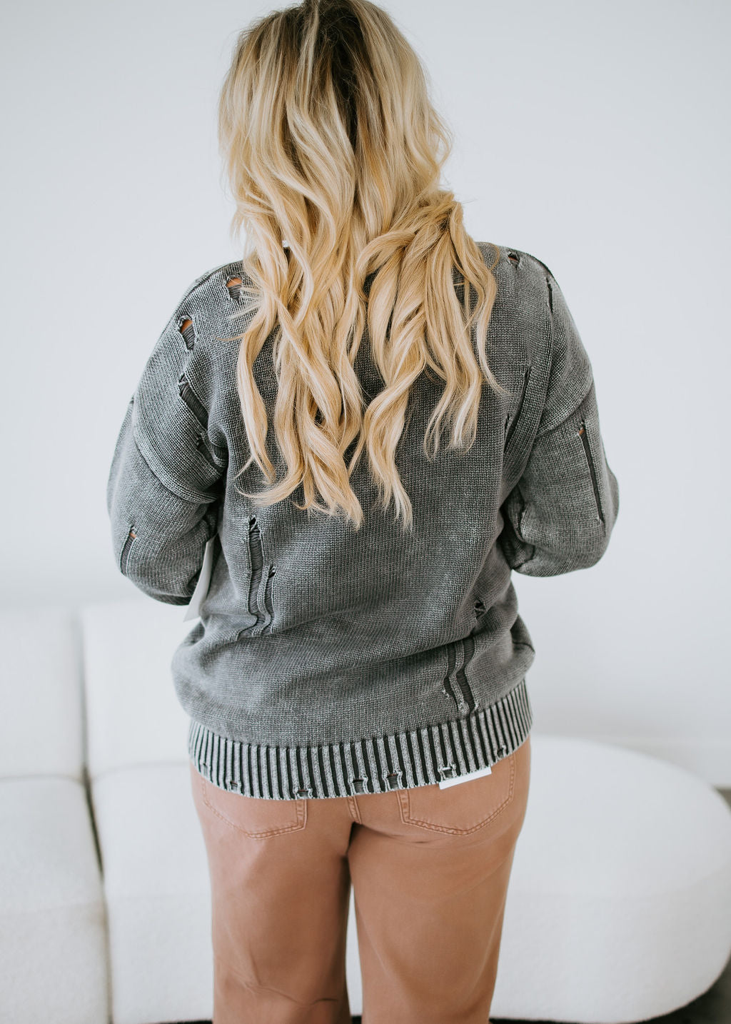 Katt Distressed Sweater