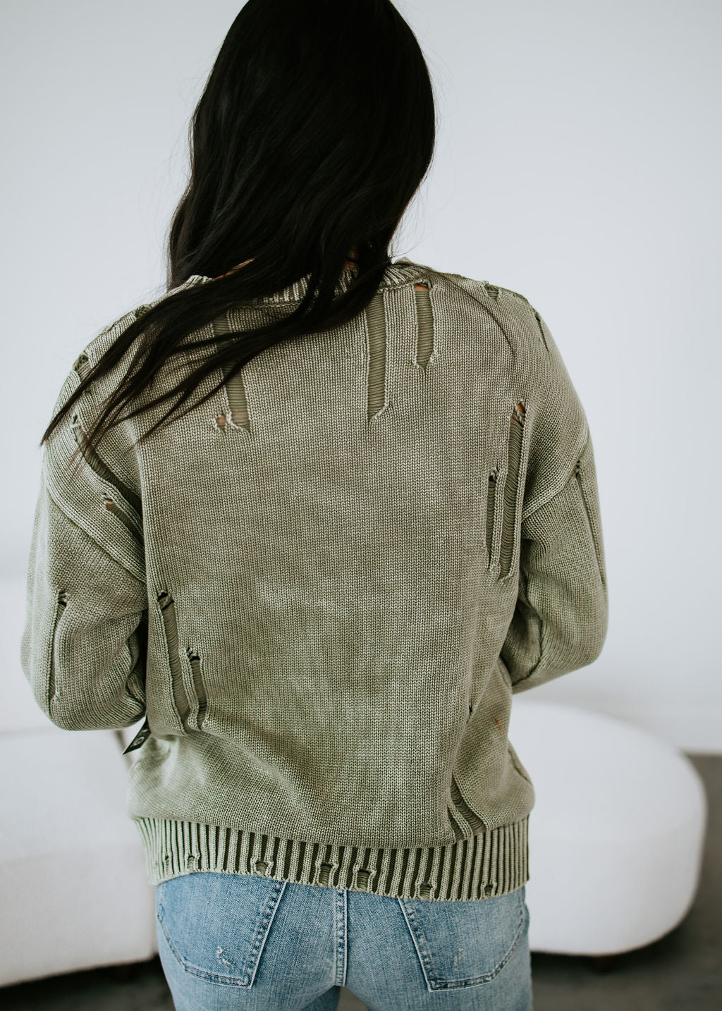 Katt Distressed Sweater