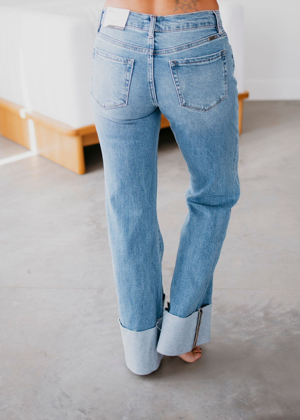 Roz KanCan Cuffed Hem Jean