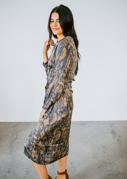 Johanna Printed Wrap Dress