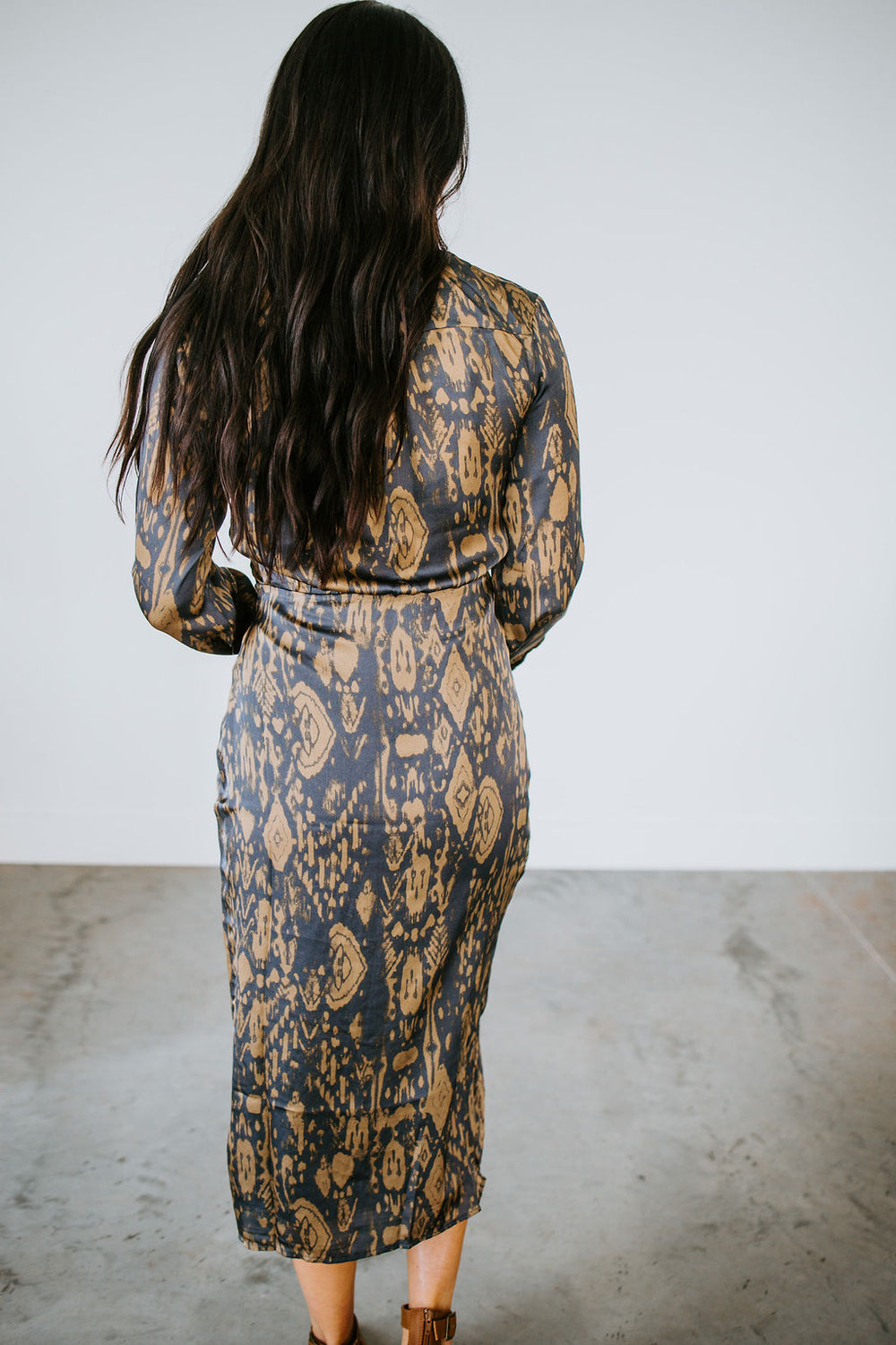 Johanna Printed Wrap Dress