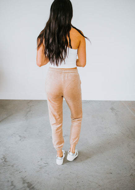 VELOUR JOGGER PANTS