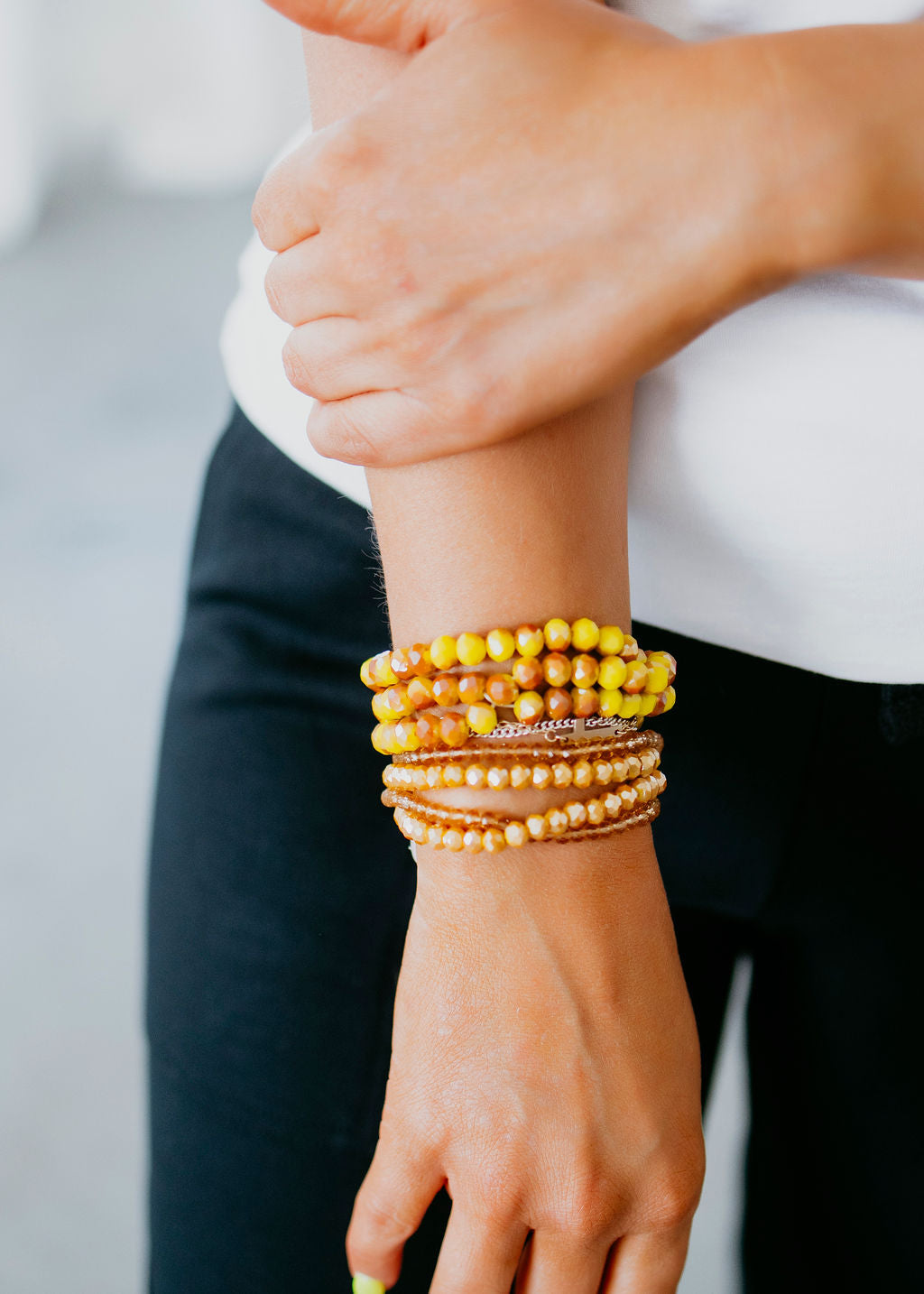 Jennie Beaded Stack Bracelets