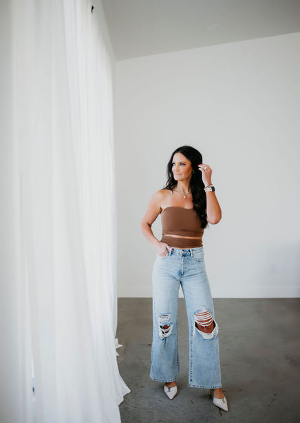 Mallorie Cutout Tube Top