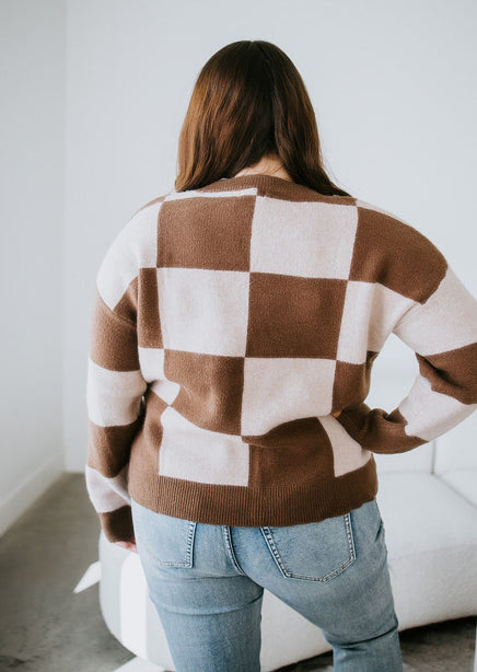 Stasie Checkered Sweater