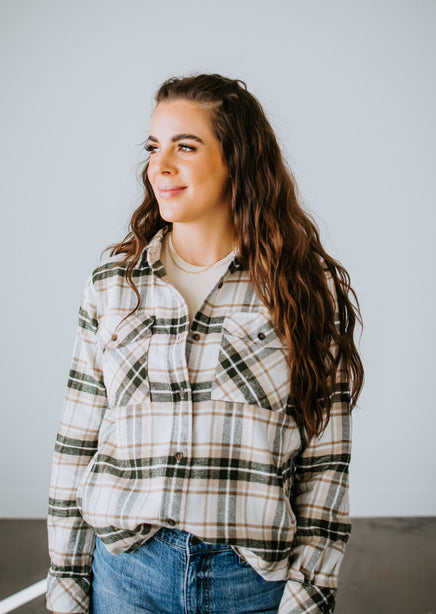 Tracy Plaid Top