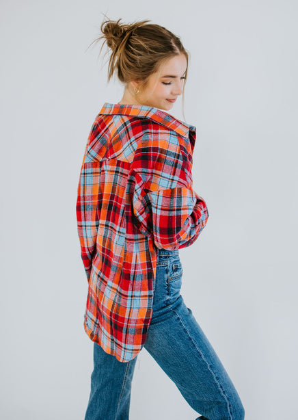 Granger Plaid Top