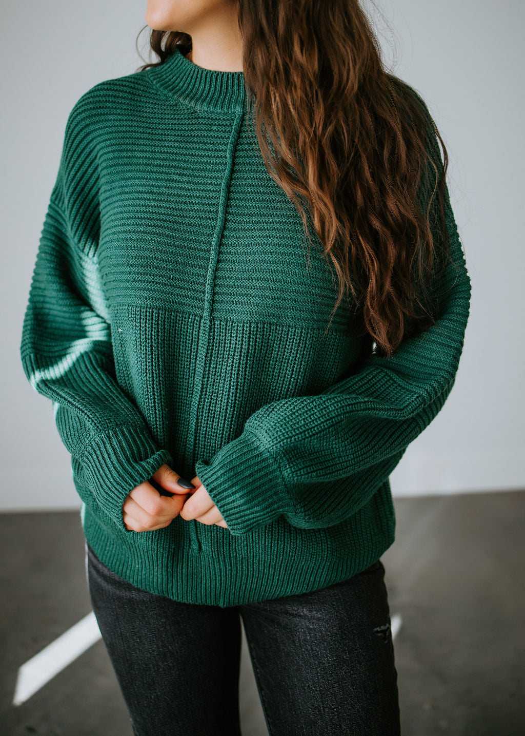 Atlas Ribbed Knit Sweater