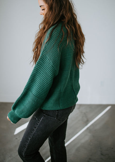 Atlas Ribbed Knit Sweater