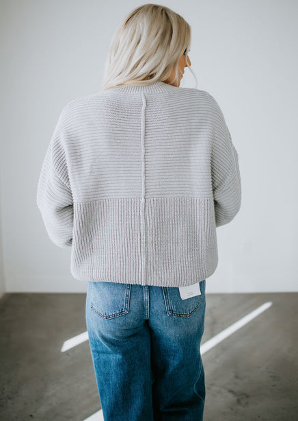 Atlas Ribbed Knit Sweater