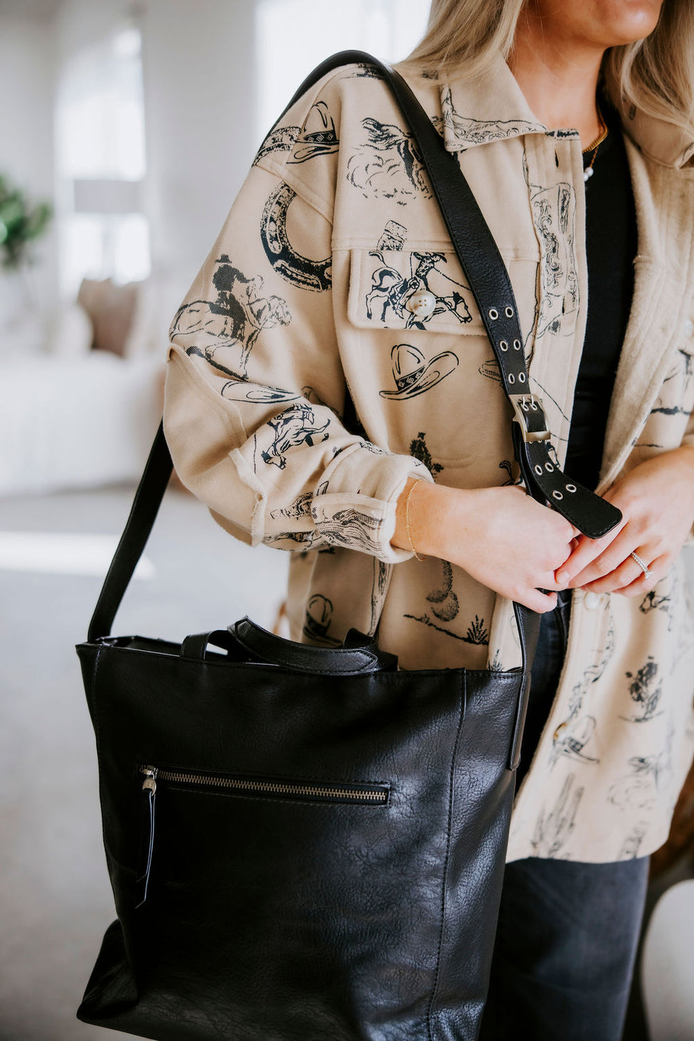 Bindie Western Print Shacket