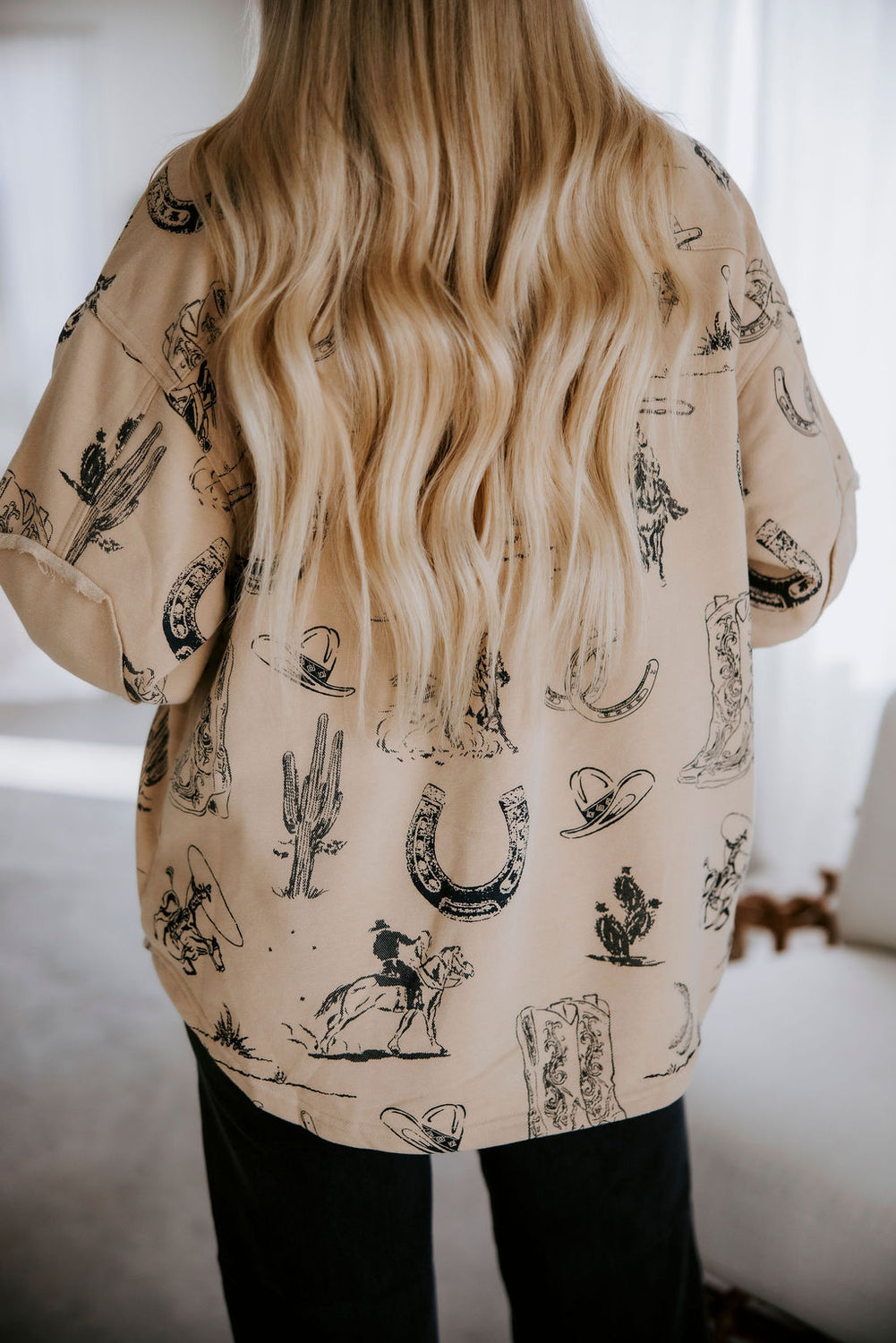 Bindie Western Print Shacket