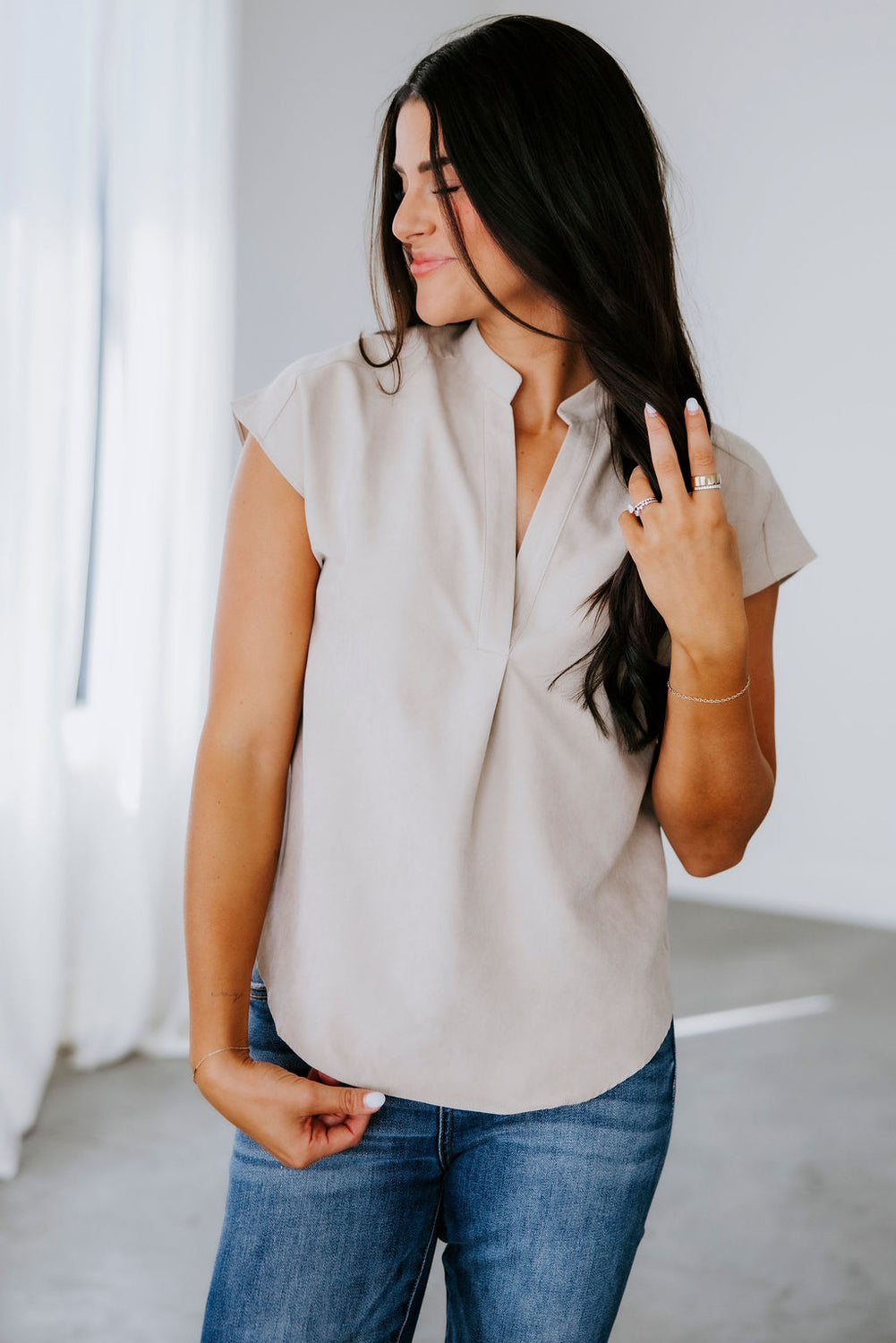 Jacque Soft Matte Blouse