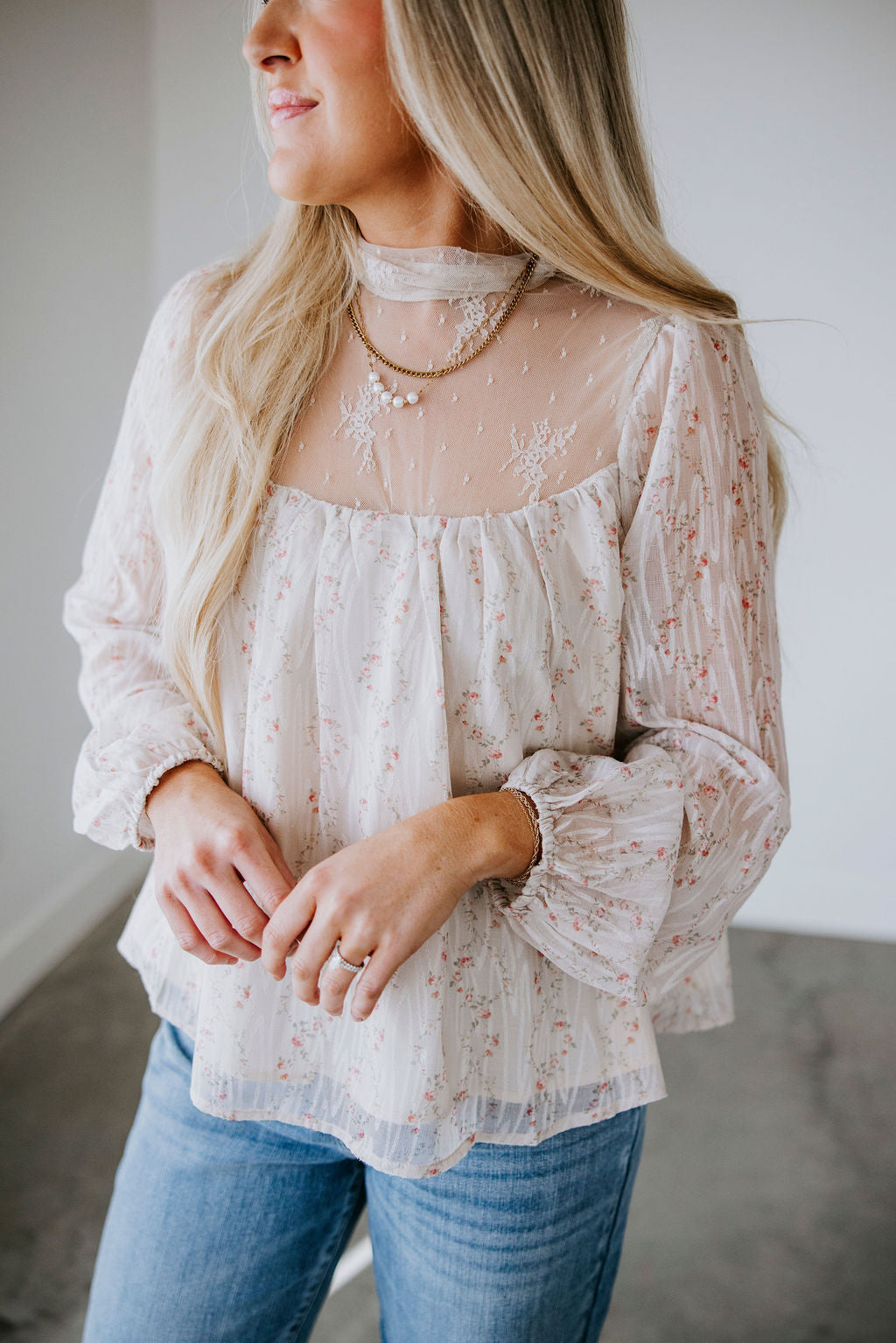image of Gabbie Floral Blouse