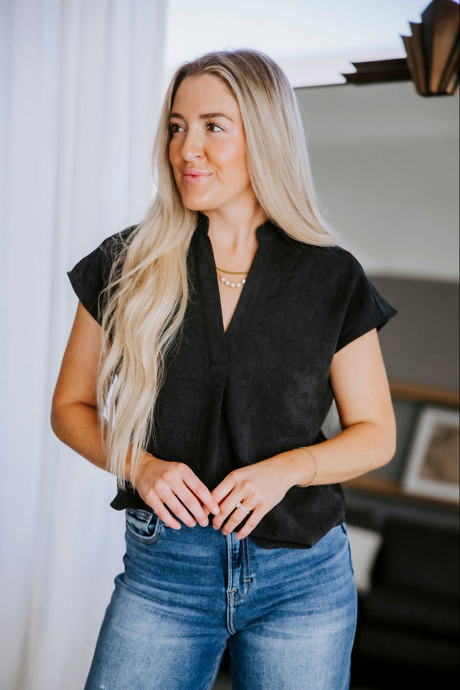 Jacque Soft Matte Blouse