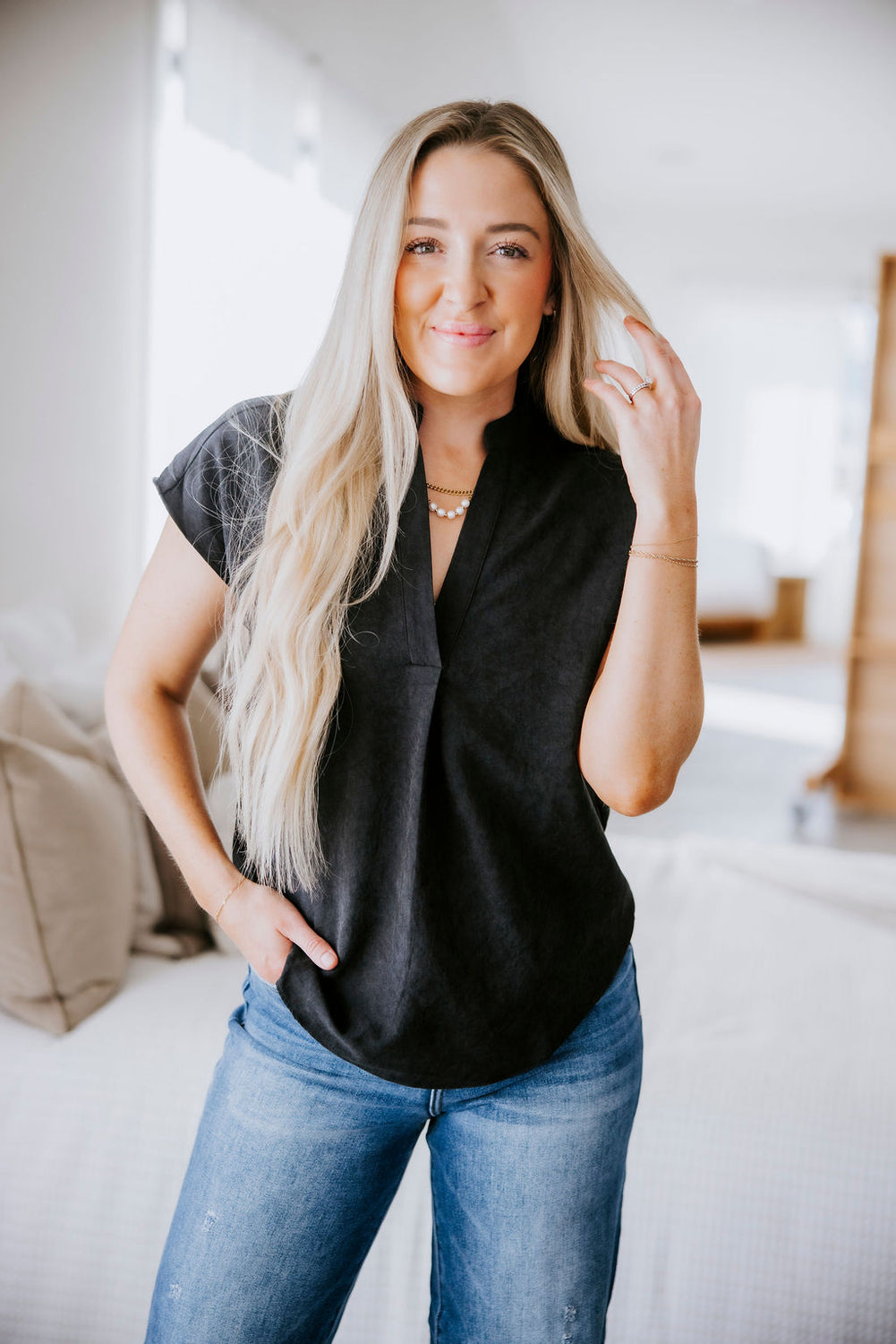 Jacque Soft Matte Blouse