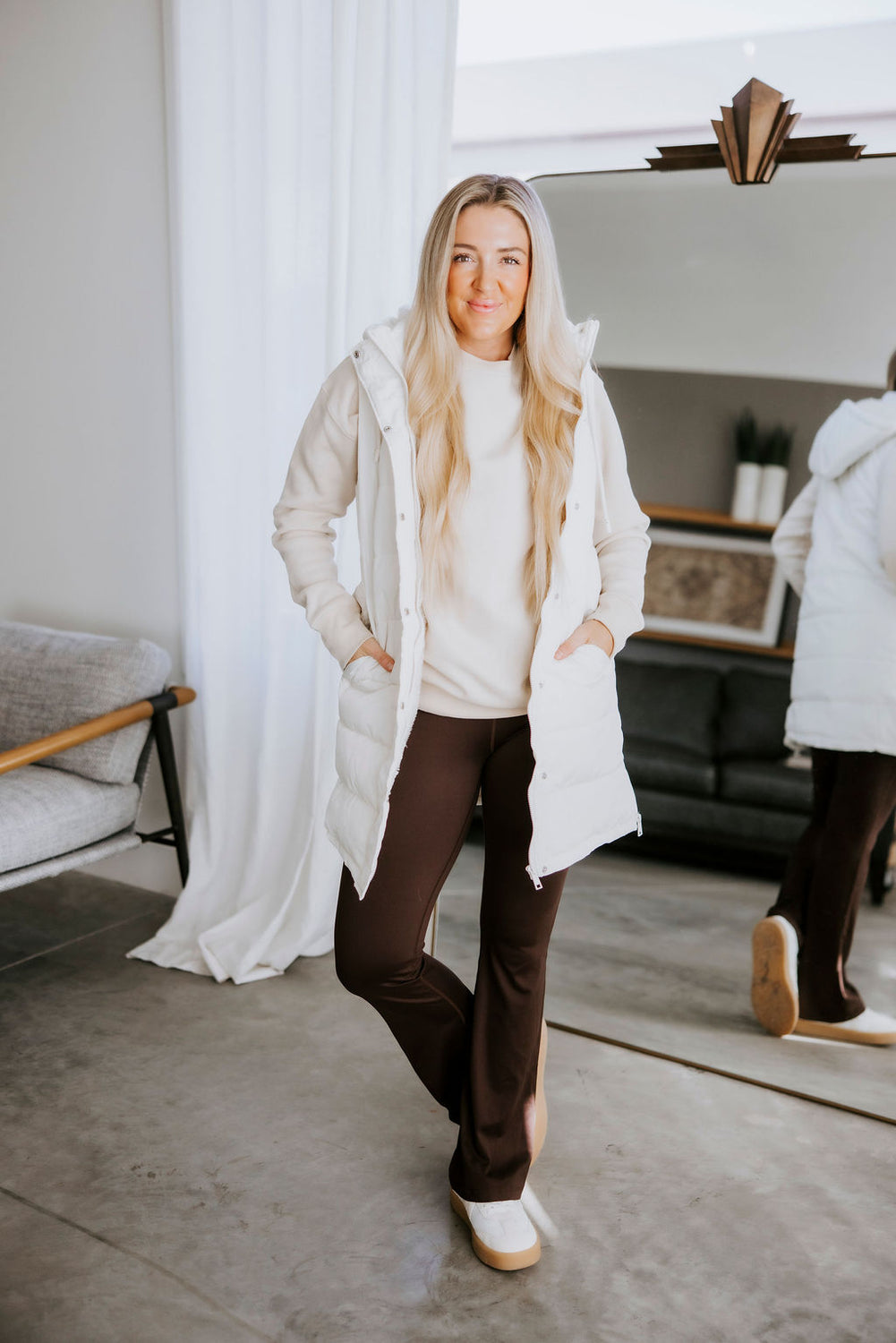 Peyton Hooded Puffer Vest