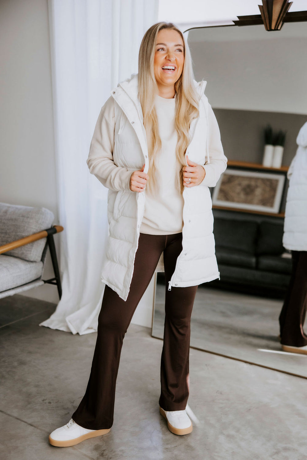 Peyton Hooded Puffer Vest