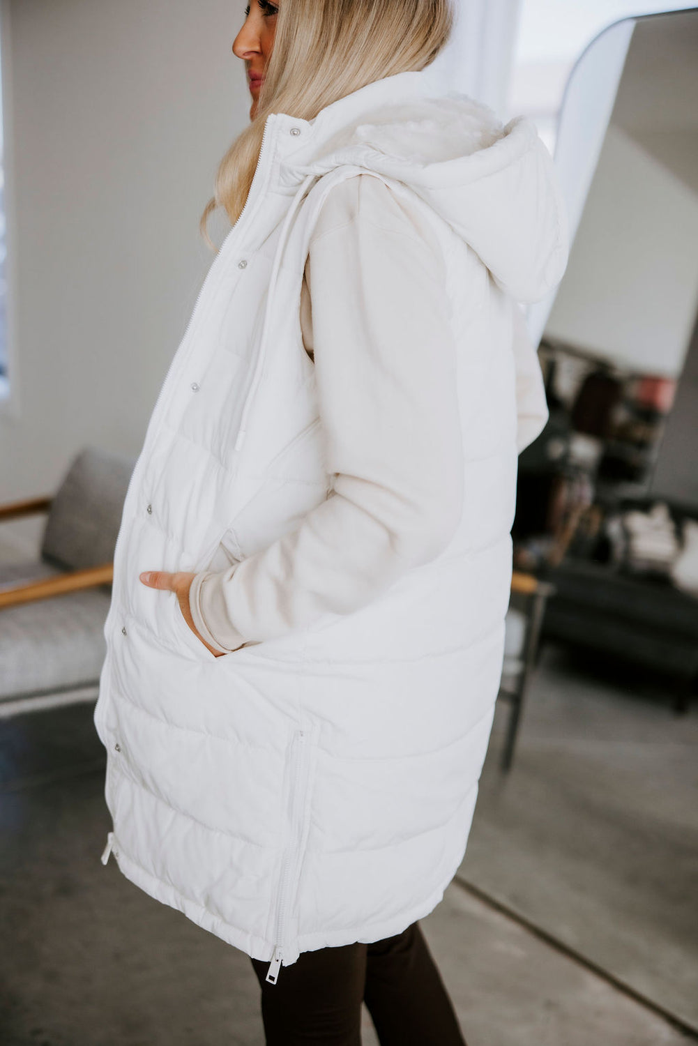 Peyton Hooded Puffer Vest