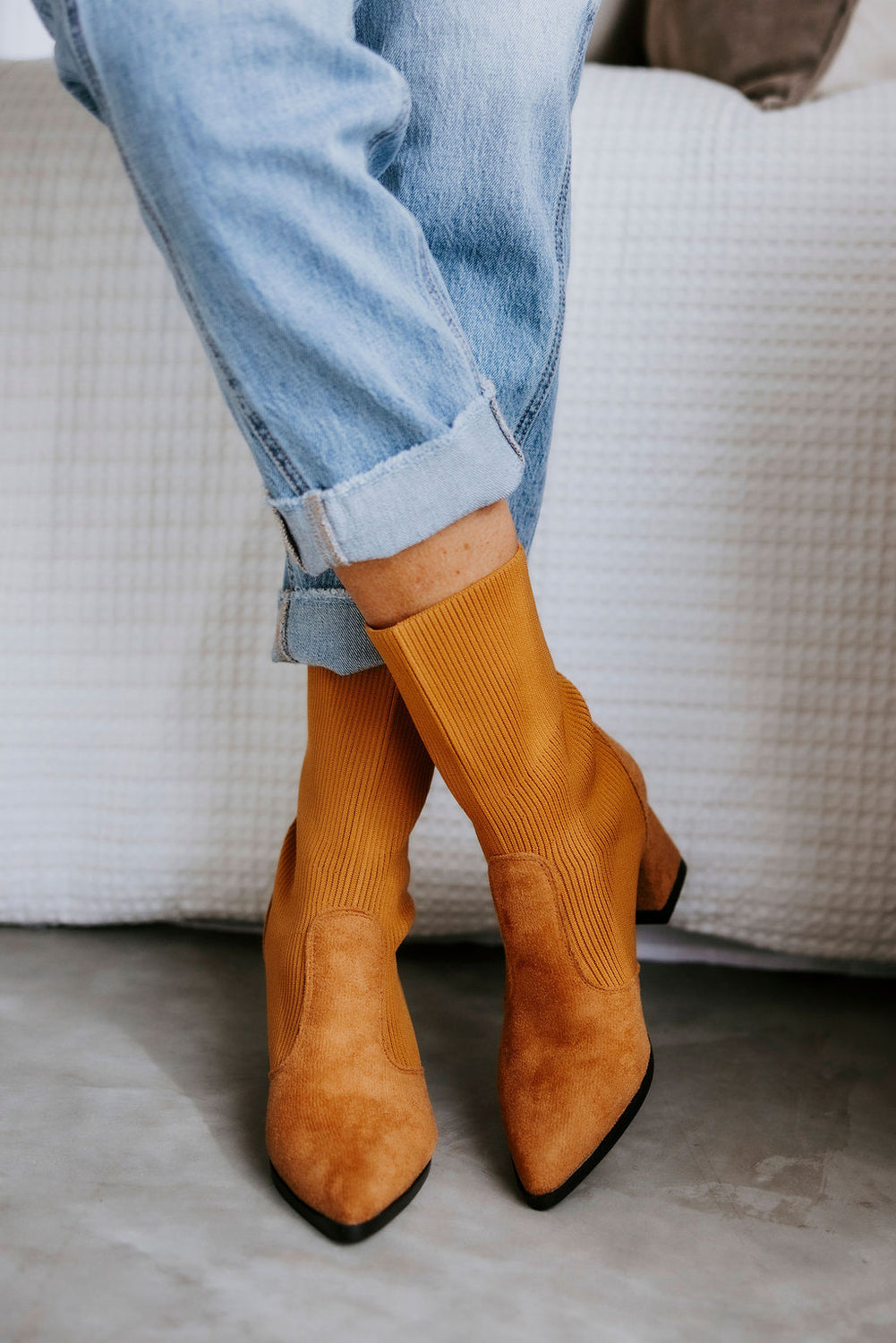 Normani Knit Chelsea Boot