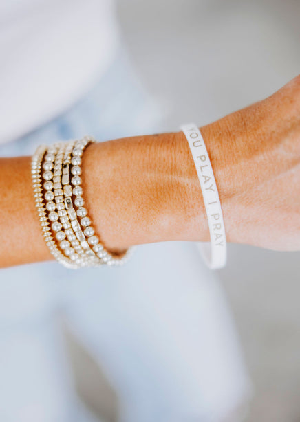 You Play I Pray Silicone Bracelet product view