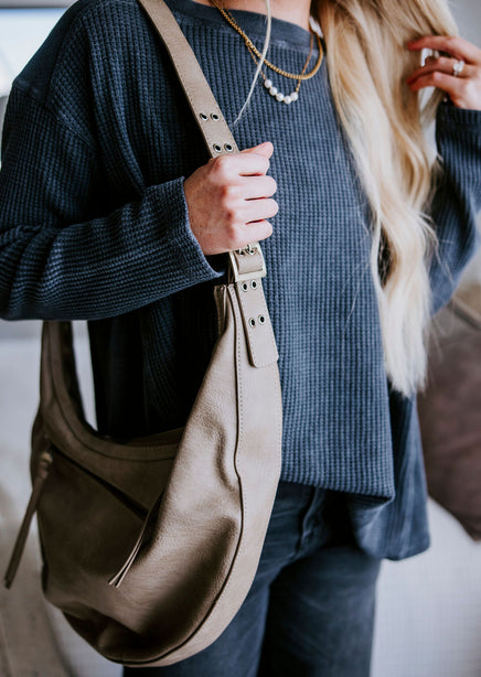 Nadia Buckle Hobo Bag product view