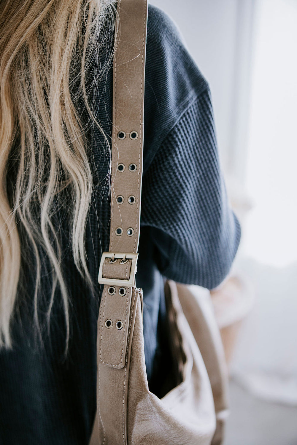 Nadia Buckle Hobo Bag