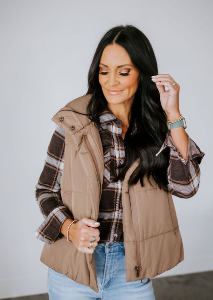 Leena Puffer Vest product view