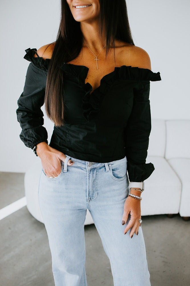 Greta Ruffle Blouse