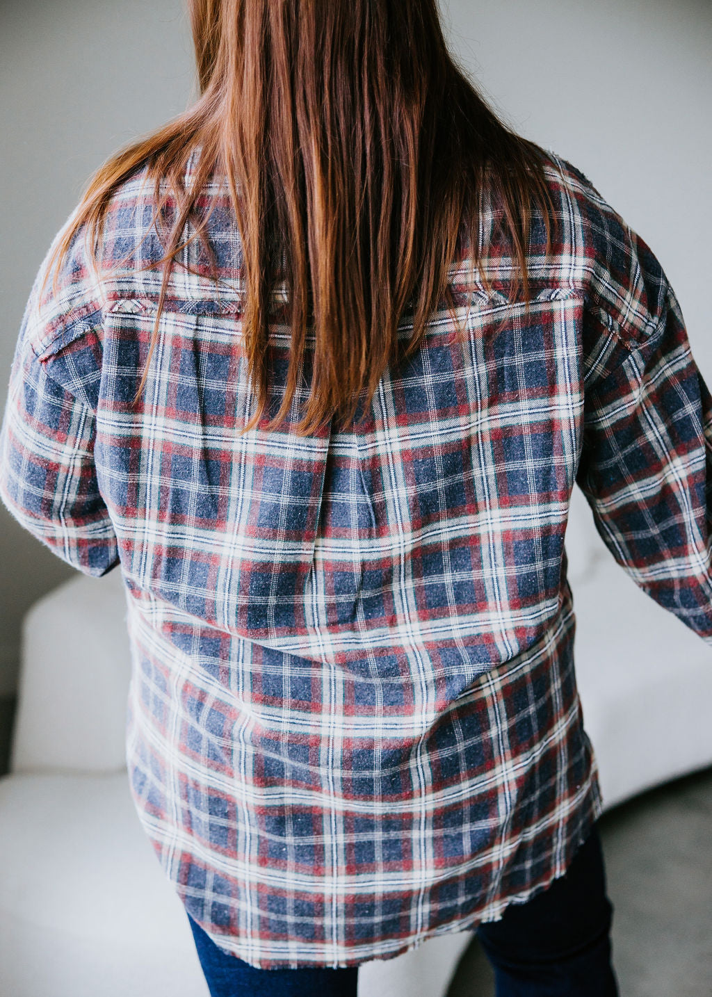 Chaelor Washed Plaid Shirt