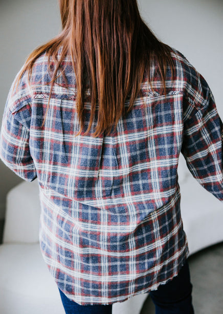 Chaelor Washed Plaid Shirt