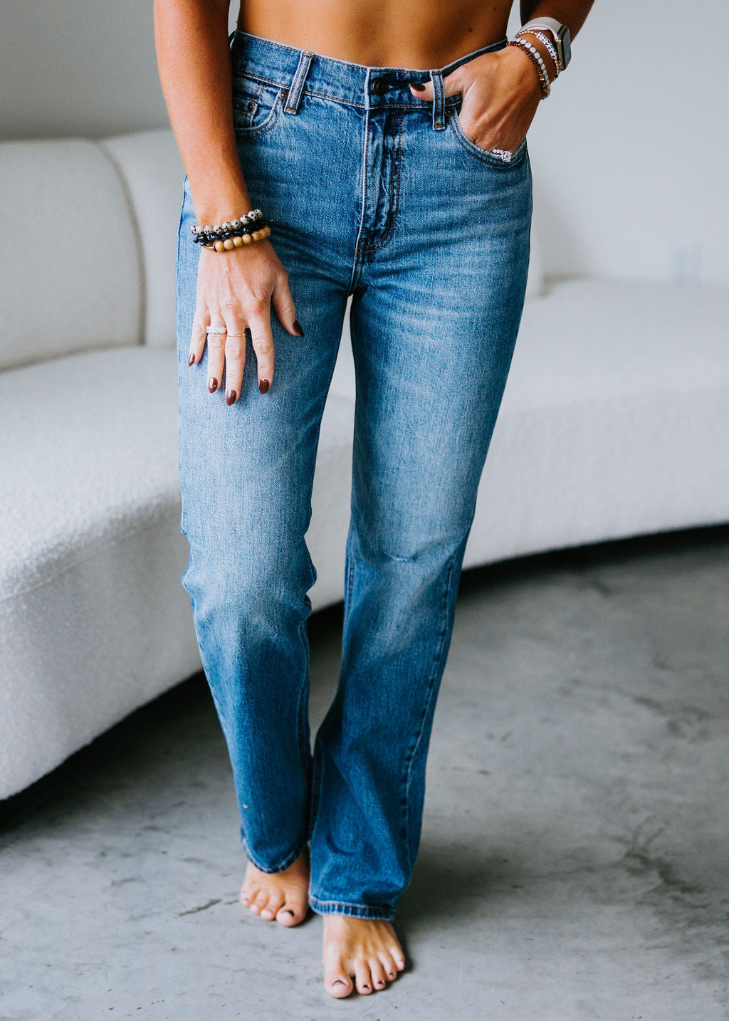 image of Sedona High Rise Dad Jeans