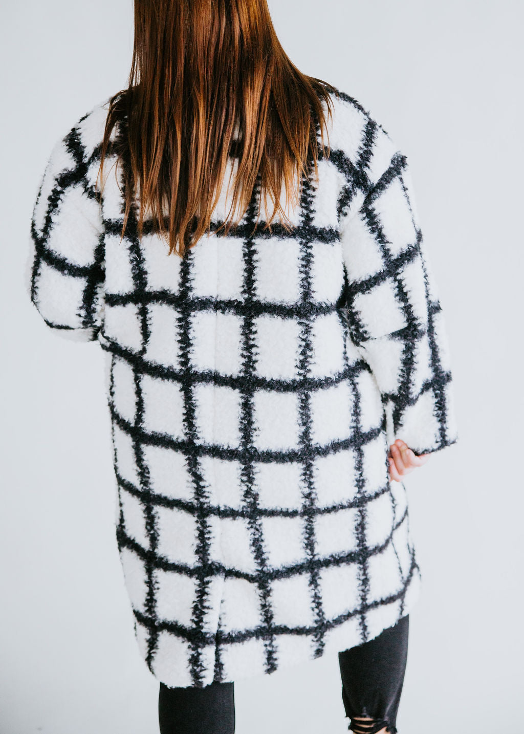 Sheila Plaid Sherpa Coat