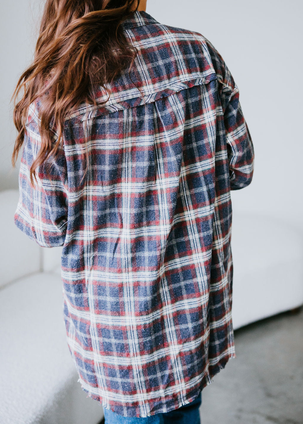 Chaelor Washed Plaid Shirt