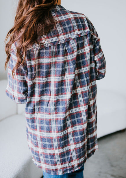 Chaelor Washed Plaid Shirt