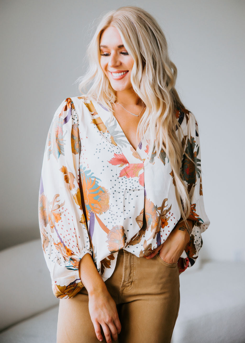 image of Jemma Floral Blouse