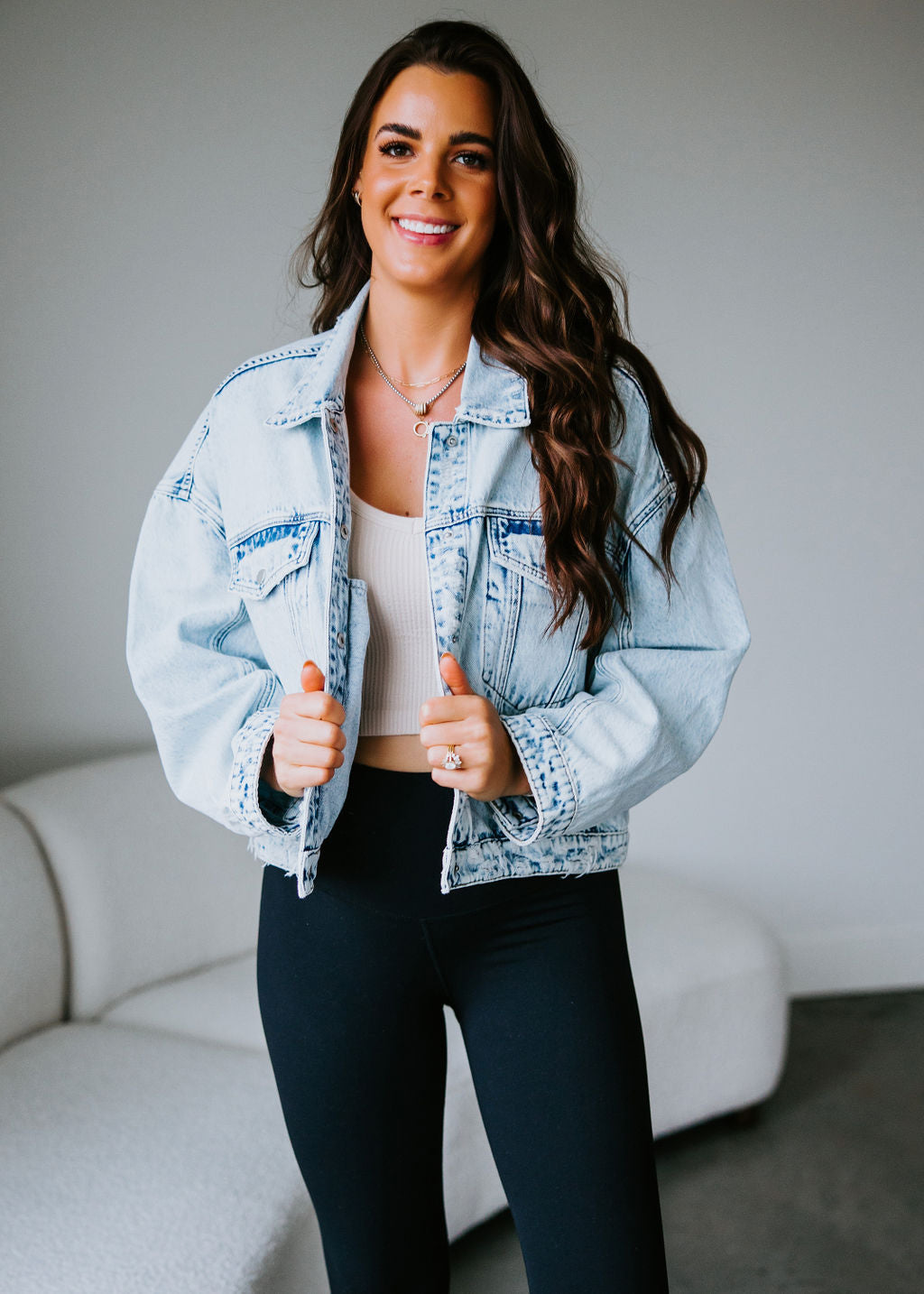 Sophia Denim Jacket by Lily & Lottie