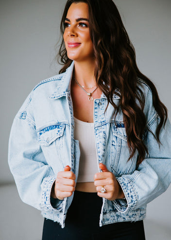 Sophia Denim Jacket by Lily & Lottie