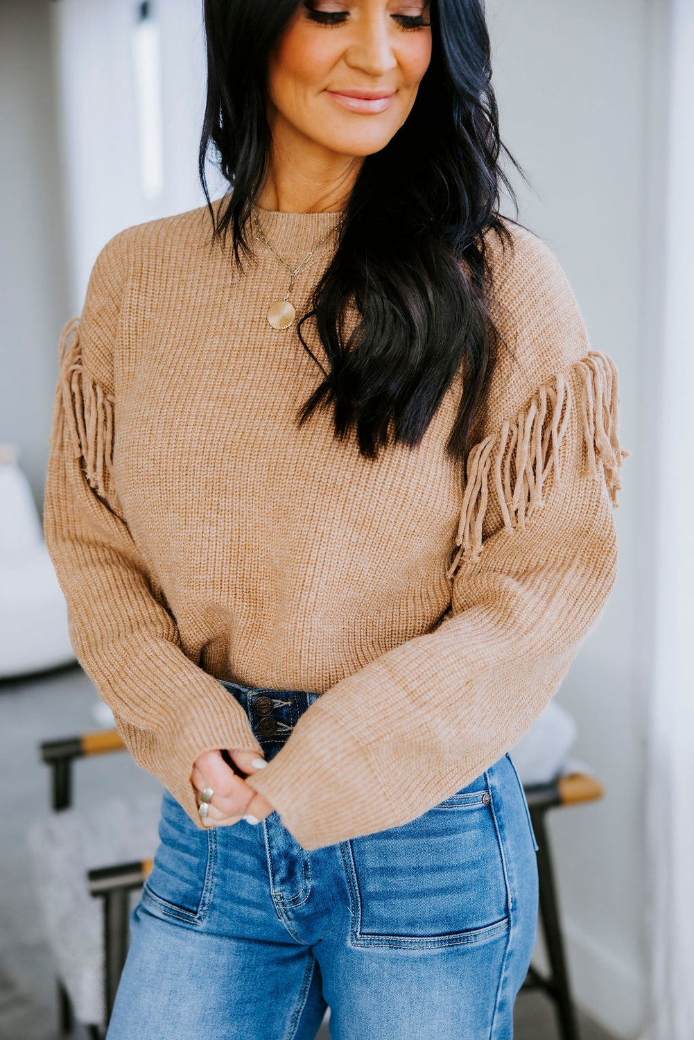 Shelton Fringe Sweater