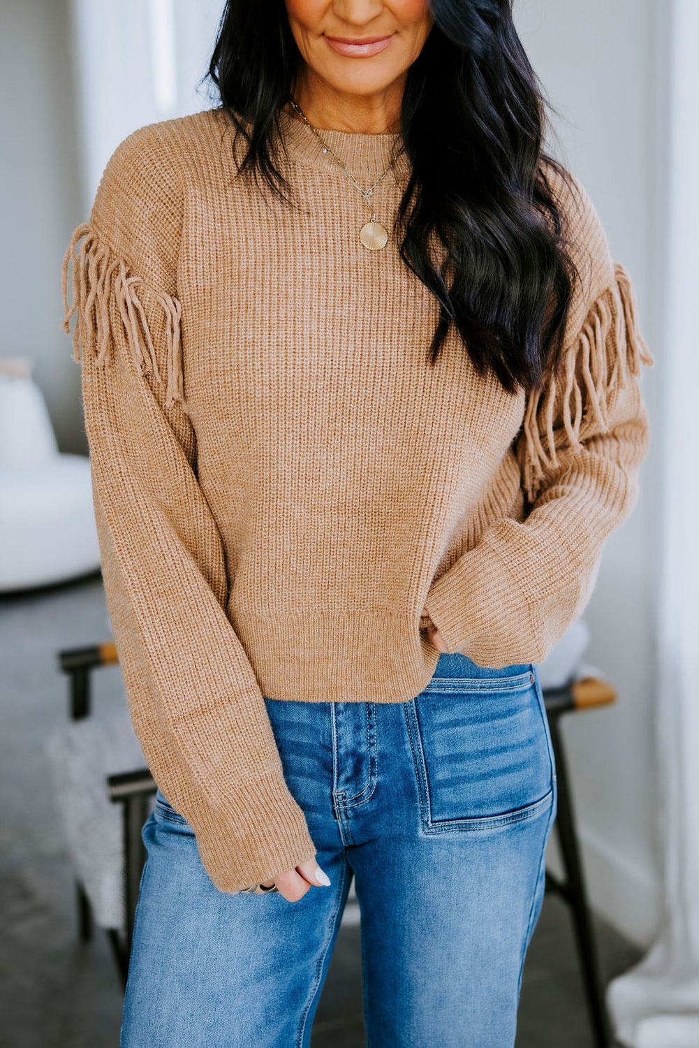 Shelton Fringe Sweater