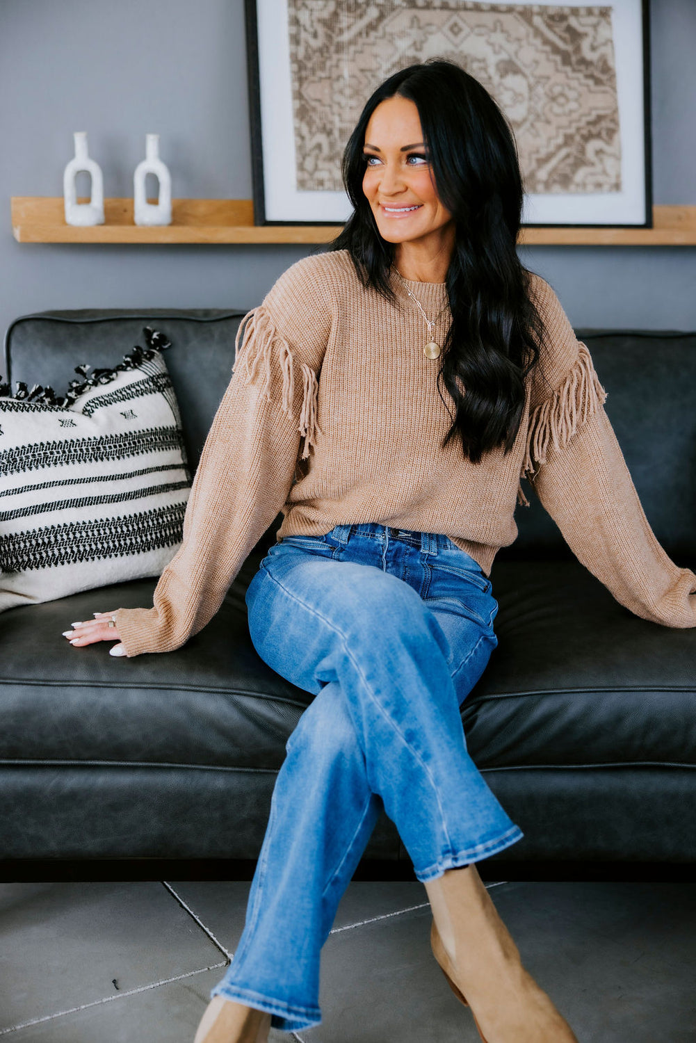 Shelton Fringe Sweater