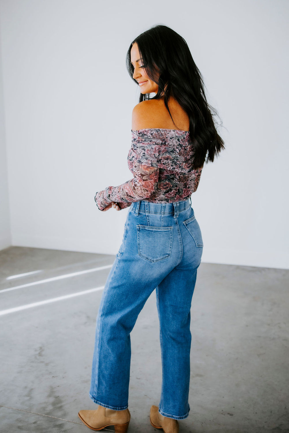 Geina Floral Off-Shoulder Bodysuit